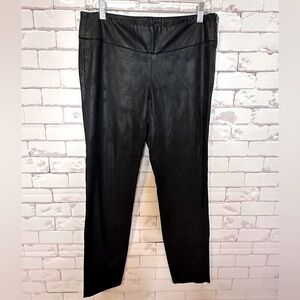 ABS Platinum by Allen Schwartz Women’s Size 4 Faux Leather Pull-On Leggings